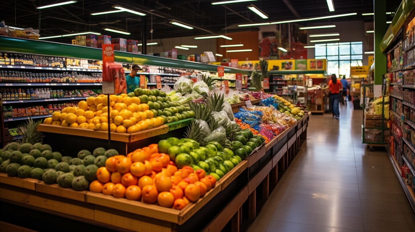 A grocery store 'Super Jordix' in Quepos, Puntarenas Province