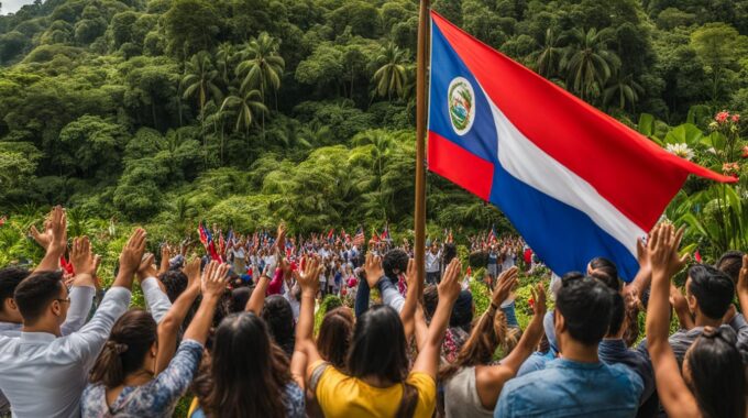 Costa Rica citizenship oath ceremony