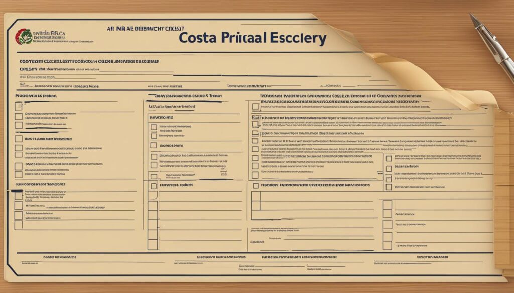 Costa Rica residency renewal checklist