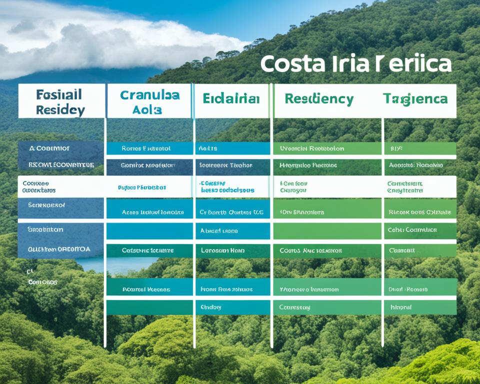 residency category comparison