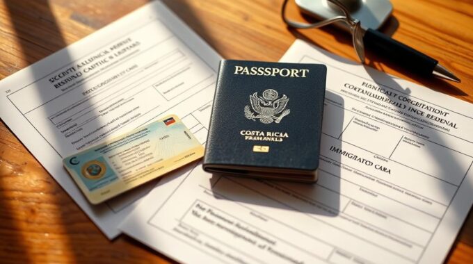 Costa Rica residency documents
