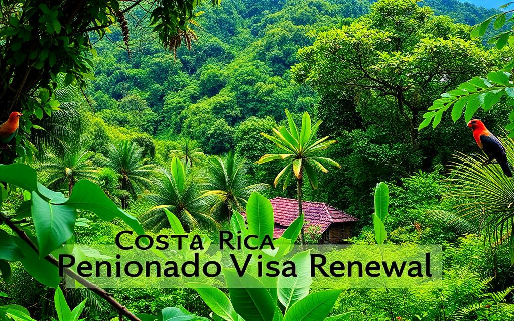 Pensionado visa renewal requirements in Costa Rica